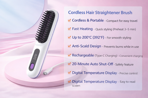 cordless hair straightener